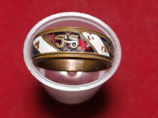 6250 แหวนลงยา หลวงพ่อเกลี้ยง รุ่น1