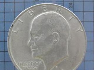 5385 เหรียญ USA one dollar ปี 1971, 1972 ขนาด 3.7 ซม. / นน.