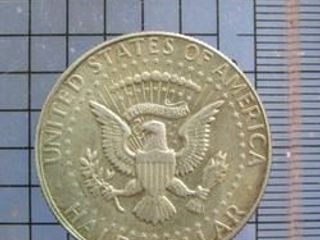 เหรียญ half dollar(Kennedy) 1967, 1964, 1959 เนื้อเงิน น้ำหน