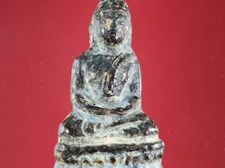 5847 พระแก้บน สมัยอยุธยา เนื้อชินตะกั่วสนิมแดง