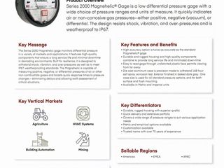 จำหน่าย Differential Pressure Gage Magnehelic Gage