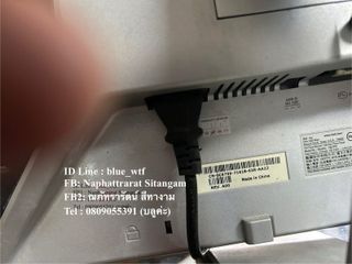 Dell จอMonitor 17นิ้ว จอแท้มือสอง สภาพสวย ต่อคอม ต่อTV ต่อมื