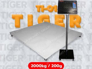 เครื่องชั่งแบบวางพื้น2000kg แท่นชั่ง150x150cm รุ่น TI 01