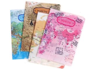 ปกพาสปอร์ต ลายแผนที่โลก Passport Cover World Trip