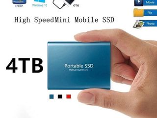 ฮาร์ดดิสก์พกพา Portable SSD 4TB Mobile Storage ข