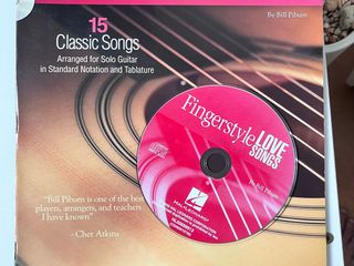 โน๊ตเพลงพร้อมTablature CDลิขสิทธ์แท้ Fingerstyle Love Songs