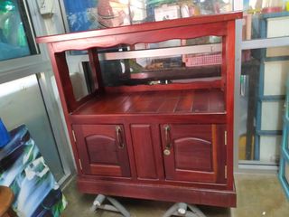 ชั้นวางทีวีไม้สัก ตู้วางทีวีไม้สัก มือสอง