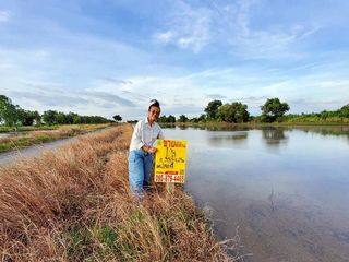 Vายถูก ที่ดินใกล้วัดคลอง 24 เนื้อที่ 1 ไร่ ติดถนนหินคลุก