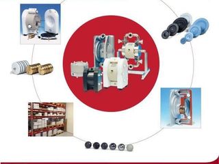 ขายอะไหล่ปั๊มไดอะแฟรมยุโรป spare part Diaphragm Pump