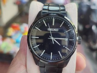 Seiko Solar Radio Watch Black 7B24-0BJ0 From Japan